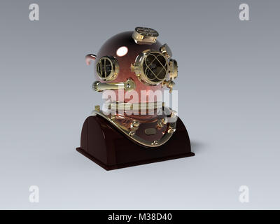 Taucherhelm Stockfoto