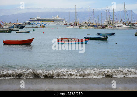 Hafen von Mindelo, Kap Verde Stockfoto