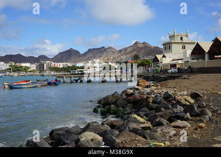 Hafen von Mindelo, Sao Vicente, Kap Verde, Afrika Stockfoto