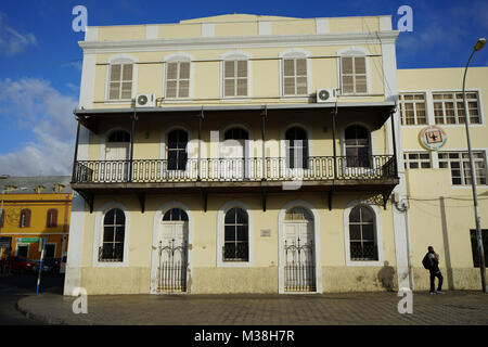 Haus in Mindelo, Insel Sao Vicente, Kap Verde Stockfoto