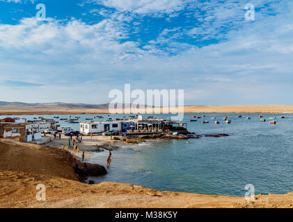 Port in Lagunillas, Paracas National Reserve, ICA-Region, Peru Stockfoto