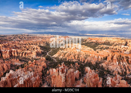 Abend im Bryce Canyon National Park, Utah. Stockfoto