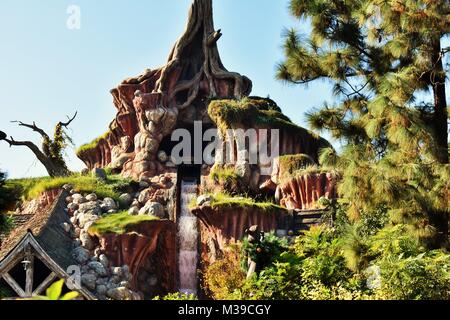 Splash Mountain Critter Land Disneyland Kalifornien Stockfoto