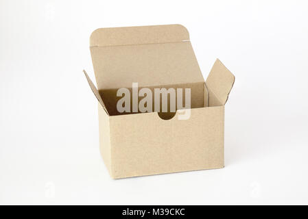 Craft Box mit Deckel öffnen Stockfoto