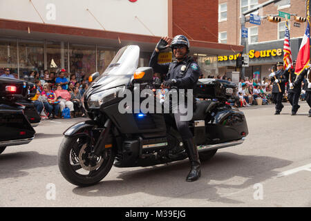 Brownsville, Texas, USA - 25. Februar 2017, Grand International Parade ist Teil der Charro Tage Fiesta - Fiestas Mexicanas, ein bi-nationales Festival Stockfoto