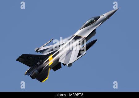Belgische Luftwaffe F-16 Fighting Falcon bin Stockfoto