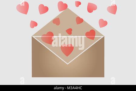 Schreiben liebe Vektor Stock Vektor