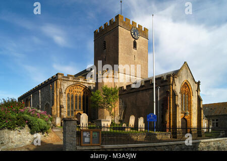 Großbritannien, Dorset, Lyme Regis, St. Michael's Church. Stockfoto