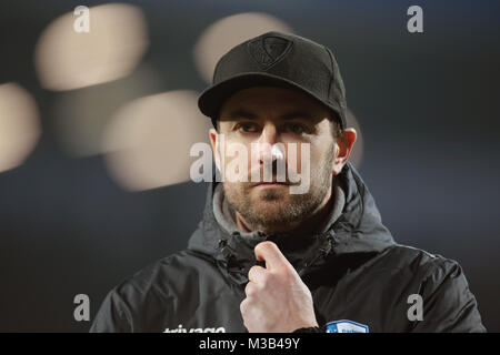 Bochum, 9. Februar 2018, 2.Liga Spieltag 22, VfL Bochum 1848 - SV Darmstadt 98: Geschäftsführer Heiko Butscher (Bochum). Stockfoto