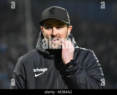 Bochum, 9. Februar 2018, 2.Liga Spieltag 22, VfL Bochum 1848 - SV Darmstadt 98: Geschäftsführer Heiko Butscher (Bochum). Stockfoto