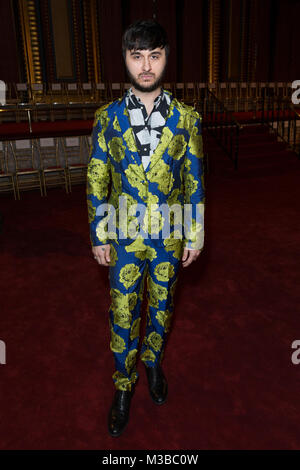 New York, NY, USA. 10. Februar, 2018. Brad Walsh betreut Christian Siriano 10 Jahre Jubiläum Herbst/Piste Winter 2018 Show im Grand Freimaurerloge Credit: Lev radin/Alamy leben Nachrichten Stockfoto