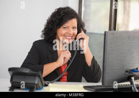 Business Woman/Rezeptionist Stockfoto
