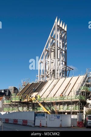 Auckland Tower Besucherzentrum und Aussichtsplattform im Bau Bishop Auckland, Co Durham, England, Großbritannien Stockfoto