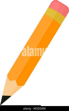 Schule Hochschule Universität cartoon Symbol poster Bleistift. Stock Vektor
