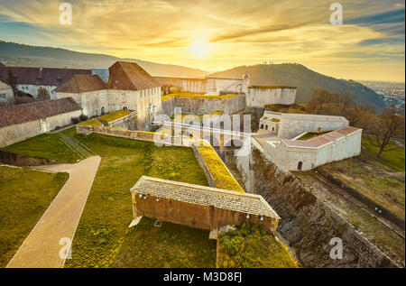 Die Zitadelle von Besançon, eine Festung aus dem 17. Jahrhundert, die von Vauban für Louis XIV. UNESCO-Weltkulturerbe. Besançon. Doubs. Bourgogne-Franche-Comt Stockfoto