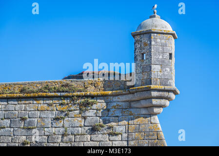 In der Nähe von Fort von Sao Francisco do Queijo weiß auch als Schloss des Käse in Porto, die zweitgrößte Stadt in Portugal auf der Iberischen Halbinsel Stockfoto