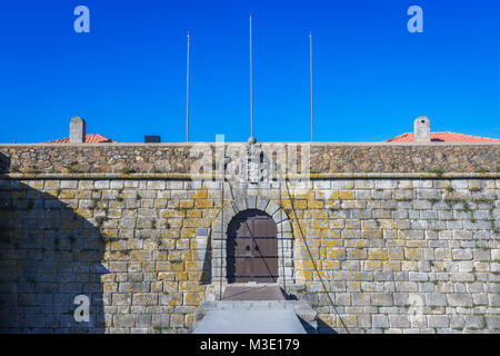 Fort von Sao Francisco do Queijo weiß auch als Schloss des Käse in Porto, die zweitgrößte Stadt in Portugal auf der Iberischen Halbinsel Stockfoto