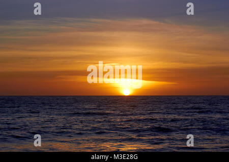 Einen schönen Sonnenuntergang in Malibu Stockfoto