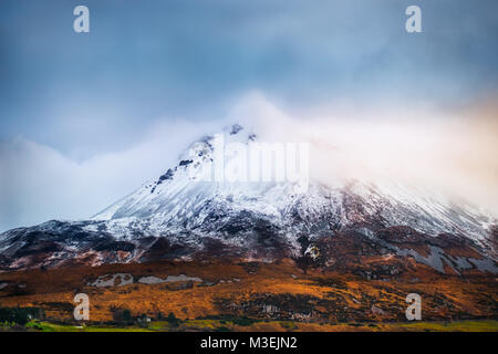 Mount Errigal in Irland Stockfoto