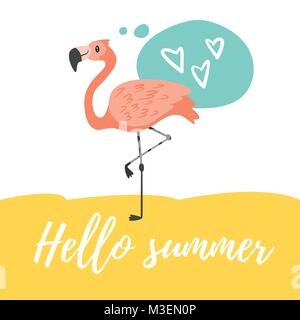 Hallo design Sommer Stock Vektor