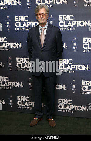 Besucht Eric Clapton: Leben in 12 Bars Premiere und BFI Southbank, London Mit: Eric Clapton Wo: London, Vereinigtes Königreich, wenn: 10 Jan 2018 Credit: Danny Martindale/WANN Stockfoto