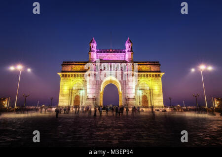 Gateway von Indien Mumbai Mumbai im Jahr 2015 getroffen Stockfoto