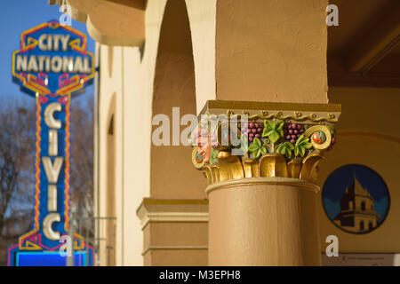 Die Stadt National Civic Auditorium, San Jose, CA Stockfoto