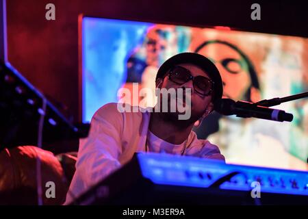 Nightmares On Wax - Unsichtbare Wind Factory Liverpool - 09/02/2018 Stockfoto