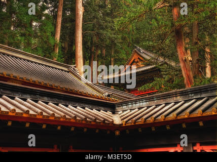 Taiyu-in Tempel Nikko im Jahr 2015 getroffen Stockfoto