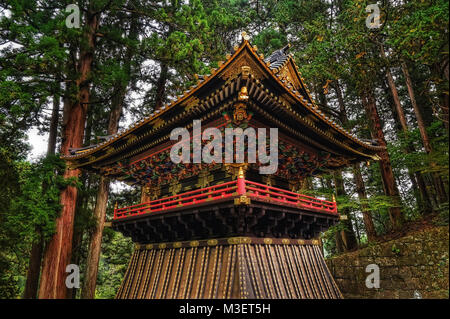 Taiyu-in Tempel Nikko im Jahr 2015 getroffen Stockfoto