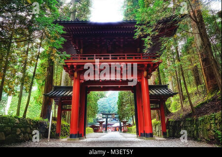 Taiyu-in Tempel Nikko im Jahr 2015 im Jahr 2011 ergriffenen Maßnahmen Stockfoto