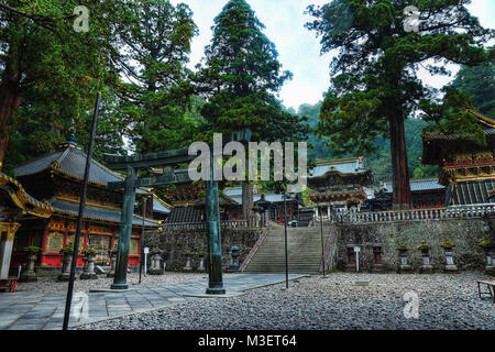 Taiyu-in Tempel Nikko im Jahr 2015 getroffen Stockfoto