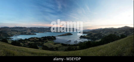 Banken Halbinsel Christchurch Neuseeland im Jahr 2015 getroffen Stockfoto