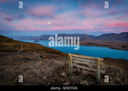 Mt John Observatory Lake Tekapo Neuseeland im Jahr 2015 getroffen Stockfoto