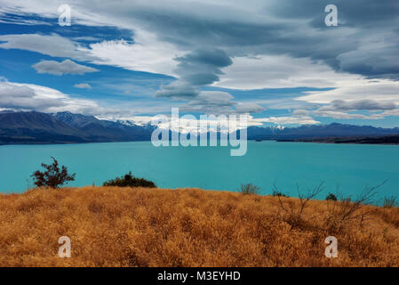 Mt John Observatory Lake Tekapo Neuseeland im Jahr 2015 getroffen Stockfoto