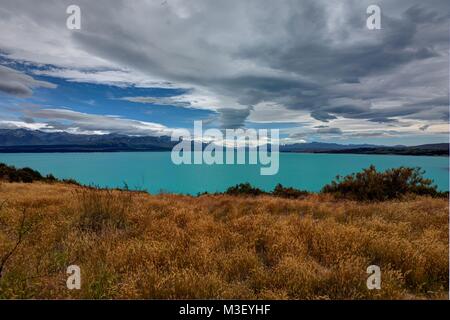 Mt John Observatory Lake Tekapo Neuseeland im Jahr 2015 getroffen Stockfoto