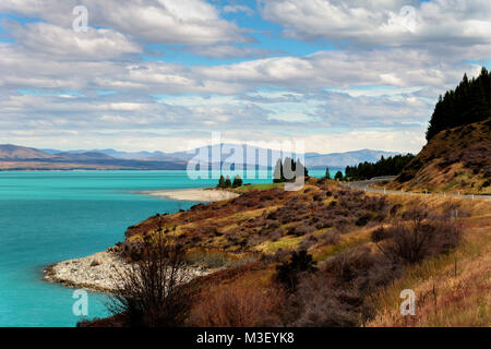 Mt John Observatory Lake Tekapo Neuseeland im Jahr 2015 getroffen Stockfoto