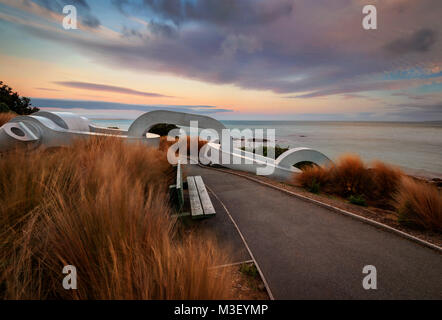 Stirling Point Bluff im Jahr 2015 getroffen Stockfoto