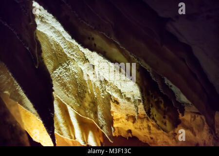 Waitomo Caves Neuseeland im Jahr 2015 getroffen Stockfoto