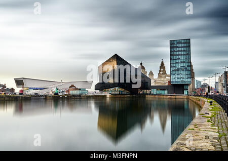 Lange Belichtung Stadt Landschaft Stockfoto