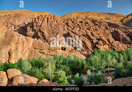 Spektakuläre Felslandschaft im Ait Ouglif, Marokko, Afrika Stockfoto