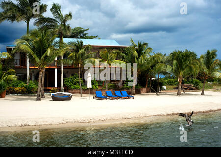 Chabil Mar beach front hotel Belize City Belize Mittelamerika Stockfoto