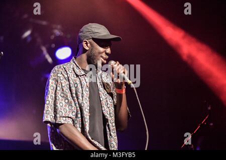 MC Nelson - Unsichtbare Wind Factory Liverpool - 09/02/2018 Stockfoto