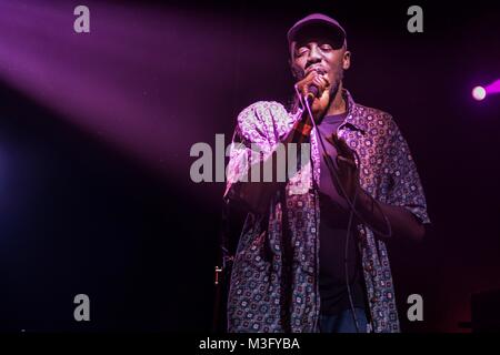 MC Nelson - Unsichtbare Wind Factory Liverpool - 09/02/2018 Stockfoto