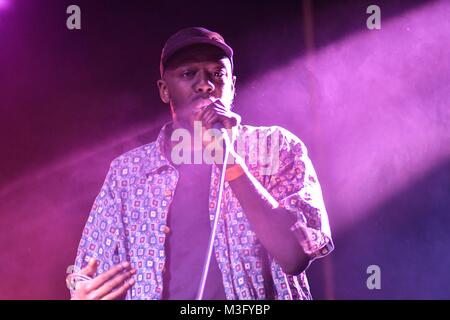 MC Nelson - Unsichtbare Wind Factory Liverpool - 09/02/2018 Stockfoto