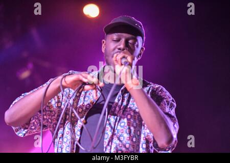 MC Nelson - Unsichtbare Wind Factory Liverpool - 09/02/2018 Stockfoto