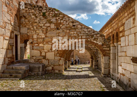 In der byzantinischen Kloster Kloster Hosios Loukas, in Böotien region, Zentral Griechenland. Stockfoto