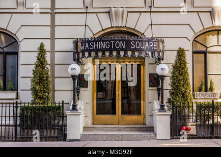 Washington Square Hotel Washington Square Park Manhattan New York, New York, USA Stockfoto