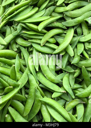 Eine große Gruppe von peapods füllen Sie die Frame-Tapeten, Hintergrund Stockfoto