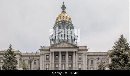 Colorado State Capitol Gebäude in Denver Stockfoto